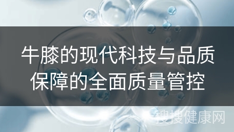 牛膝的现代科技与品质保障的全面质量管控