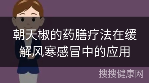 朝天椒的药膳疗法在缓解风寒感冒中的应用