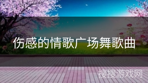 伤感的情歌广场舞歌曲