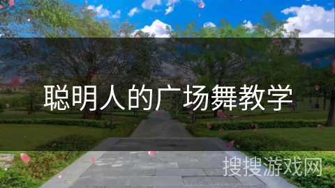 聪明人的广场舞教学