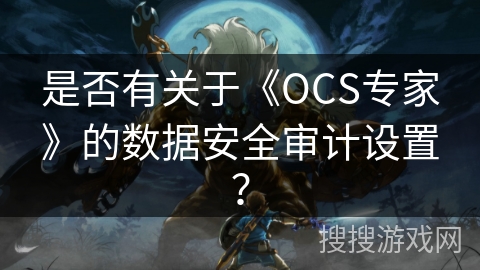 是否有关于《OCS专家》的数据安全审计设置? 是否有关于《OCS专家》的数据安全审计设置?