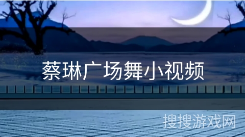 蔡琳广场舞小视频