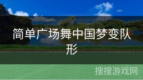 简单广场舞中国梦变队形