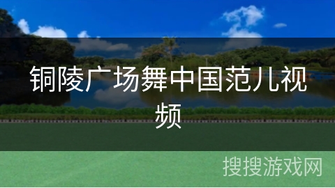 铜陵广场舞中国范儿视频 铜陵广场舞中国范儿视频