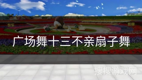 广场舞十三不亲扇子舞