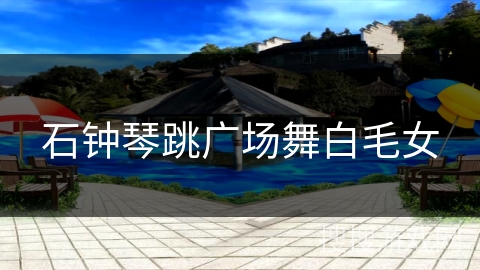石钟琴跳广场舞白毛女