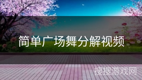 简单广场舞分解视频