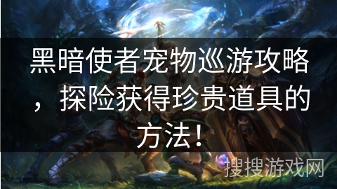 黑暗使者宠物巡游攻略，探险获得珍贵道具的方法！