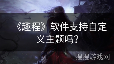 《趣程》软件支持自定义主题吗？