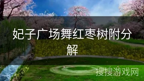 妃子广场舞红枣树附分解