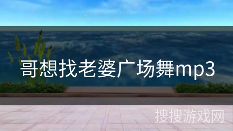 哥想找老婆广场舞mp3