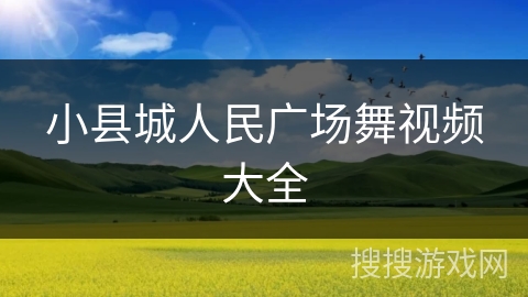 小县城人民广场舞视频大全