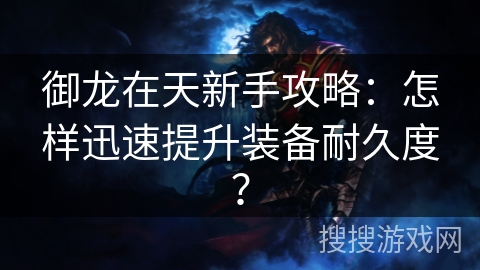 御龙在天新手攻略：怎样迅速提升装备耐久度？