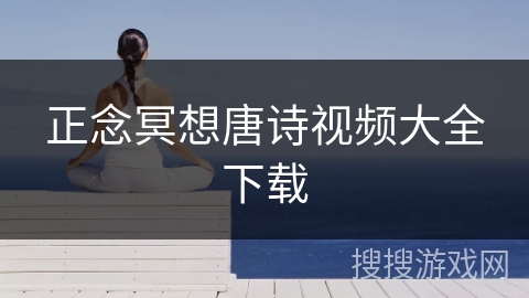 正念冥想唐诗视频大全下载