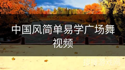 中国风简单易学广场舞视频 中国风简单易学广场舞视频