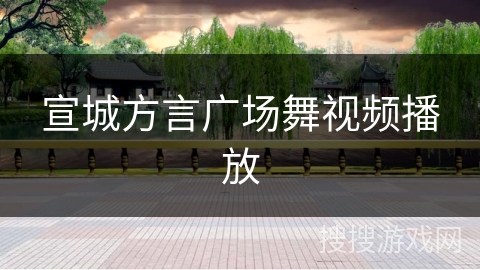 宣城方言广场舞视频播放
