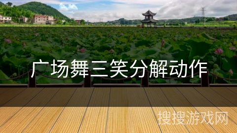 广场舞三笑分解动作