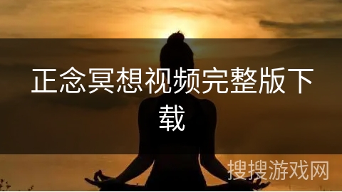 正念冥想视频完整版下载