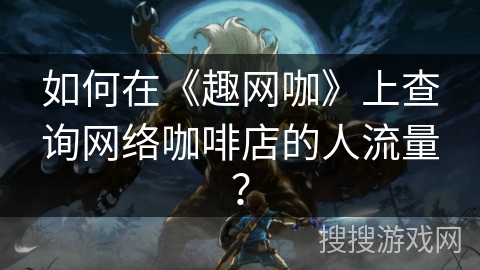 如何在《趣网咖》上查询网络咖啡店的人流量？