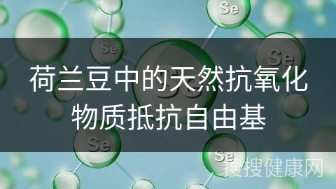 荷兰豆中的天然抗氧化物质抵抗自由基