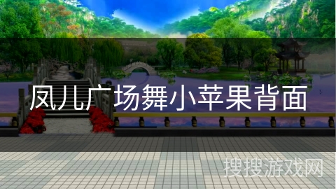 凤儿广场舞小苹果背面