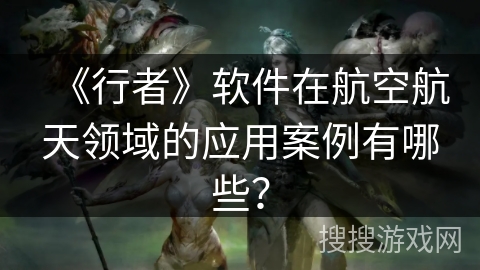 《行者》软件在航空航天领域的应用案例有哪些？