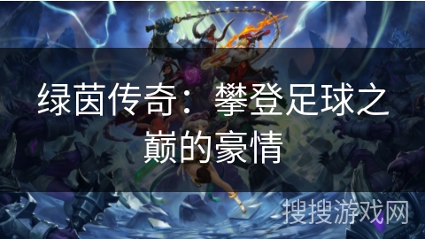 绿茵传奇:攀登足球之巅的豪情 绿茵传奇:攀登足球之巅的豪情
