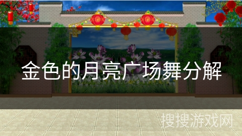 金色的月亮广场舞分解