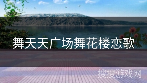 舞天天广场舞花楼恋歌