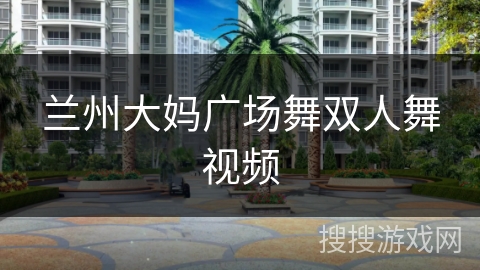 兰州大妈广场舞双人舞视频