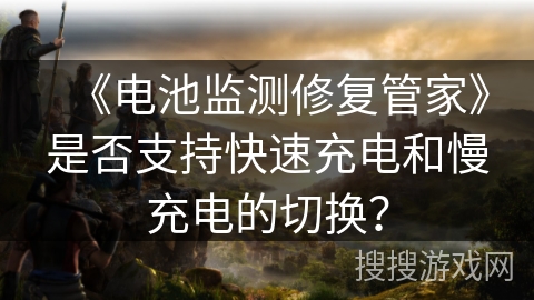 《电池监测修复管家》是否支持快速充电和慢充电的切换？