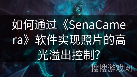如何通过《SenaCamera》软件实现照片的高光溢出控制？