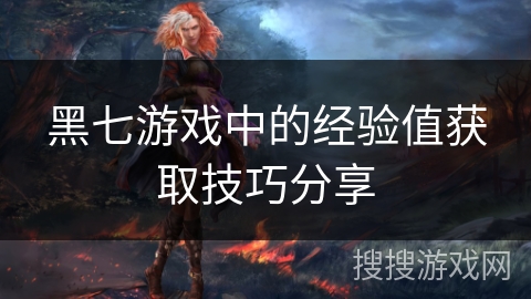 黑七游戏中的经验值获取技巧分享 黑七游戏中的经验值获取技巧分享