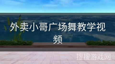 外卖小哥广场舞教学视频
