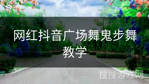 网红抖音广场舞鬼步舞教学