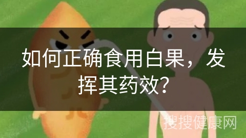 如何正确食用白果，发挥其药效？