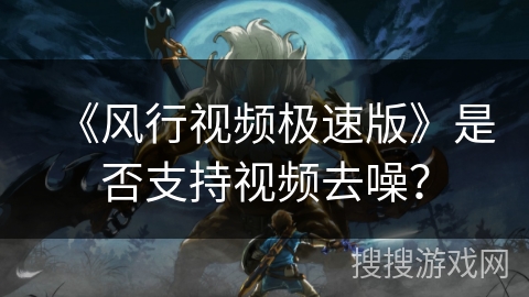 《风行视频极速版》是否支持视频去噪? 《风行视频极速版》是否支持视频去噪?