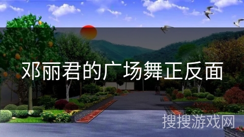 邓丽君的广场舞正反面