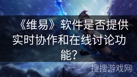 《维易》软件是否提供实时协作和在线讨论功能？