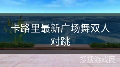 卡路里最新广场舞双人对跳