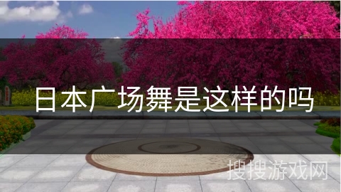 日本广场舞是这样的吗
