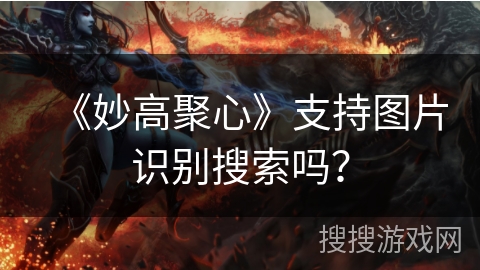 《妙高聚心》支持图片识别搜索吗? 《妙高聚心》支持图片识别搜索吗?