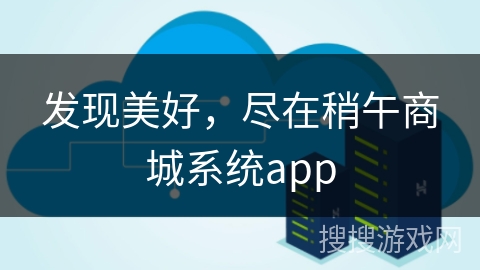 发现美好，尽在稍午商城系统app