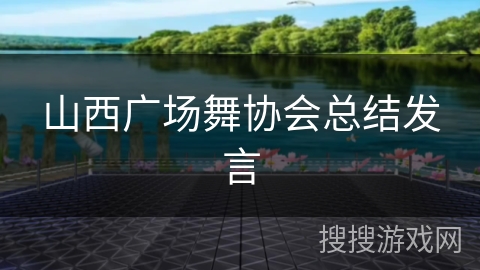 山西广场舞协会总结发言