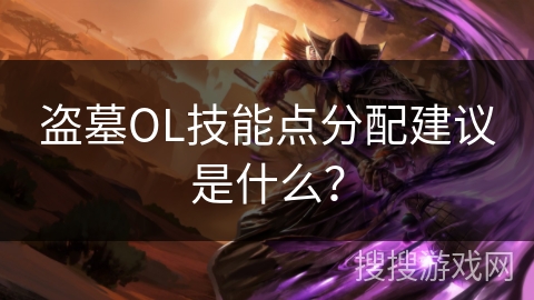 盗墓OL技能点分配建议是什么? 盗墓OL技能点分配建议是什么?