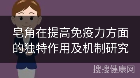 皂角在提高免疫力方面的独特作用及机制研究