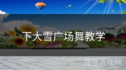 下大雪广场舞教学
