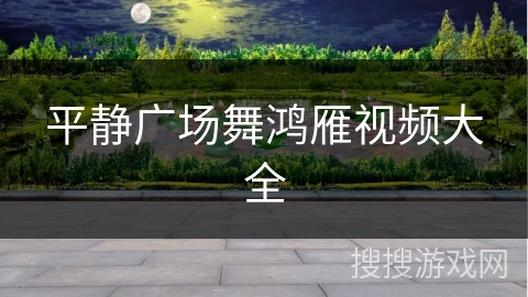 平静广场舞鸿雁视频大全