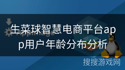 生菜球智慧电商平台app用户年龄分布分析