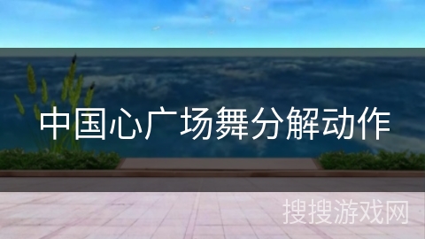 中国心广场舞分解动作